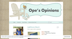 Desktop Screenshot of opesopinions.com